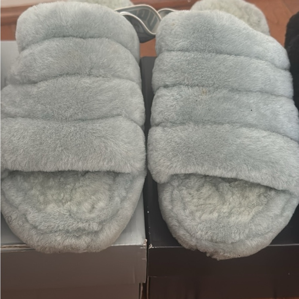 Cozy Baby Blue Women's Slippers